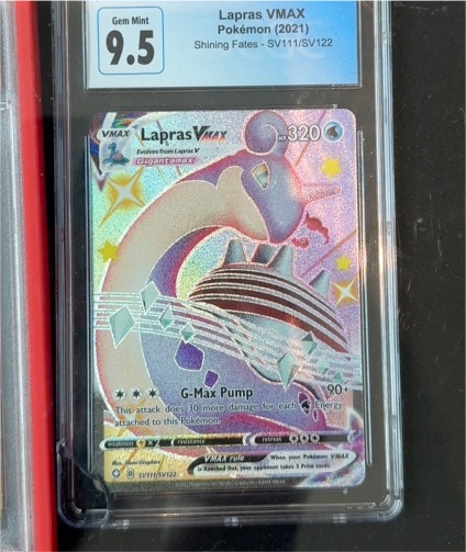 2021 Pokémon Shining Fates #SV111 Lapras VMAX — front