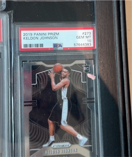 2019 Panini Prizm #273 Keldon Johnson — front