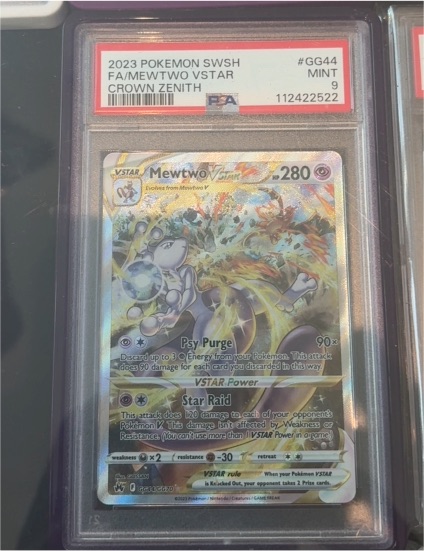 2023 Pokémon SWSH Crown Zenith #GG44 Mewtwo VSTAR — front