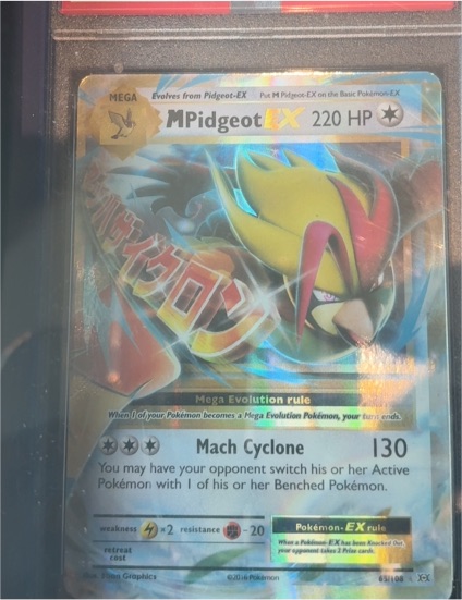 2016 Pokémon XY Evolutions #65 M Pidgeot EX — front