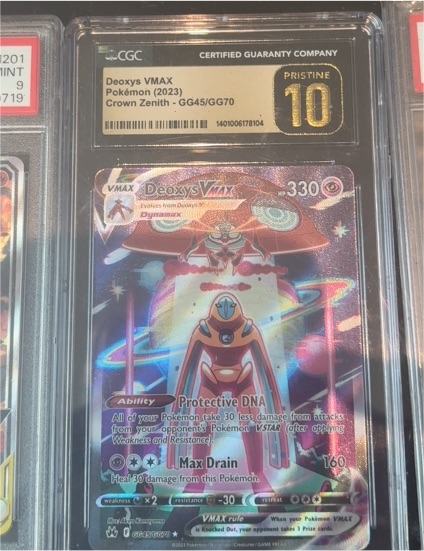 2023 Pokemon Crown Zenith #GG45 Deoxys VMAX — front