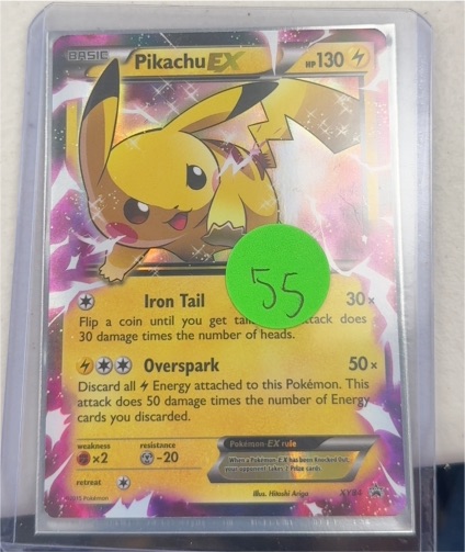 2015 Pokémon XY Black Star Promo #XY84 Pikachu EX — front
