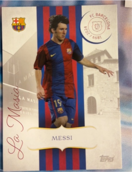 2024-25 Topps FC Barcelona 125th Anniversary La Masia #LM-10 Lionel Messi — front