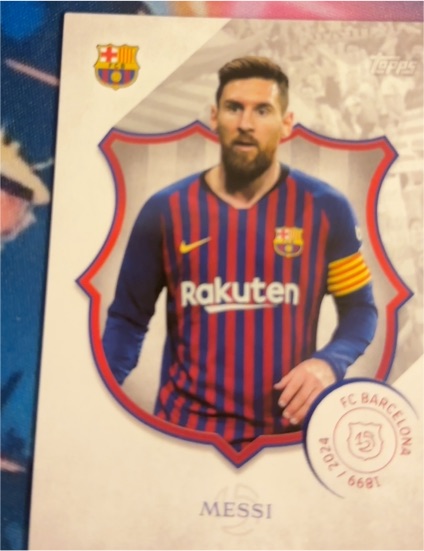 2025 Topps FC Barcelona 125th Anniversary #42 Lionel Messi — front