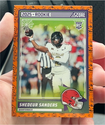 2025 Panini Score A Treat #15 Shedeur Sanders — front