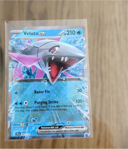 2023 Pokémon SV09: Journey Together #043 Veluza ex — front