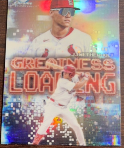 2025 Bowman Chrome #GL-17 JJ Wetherholt Greatness Loading — front