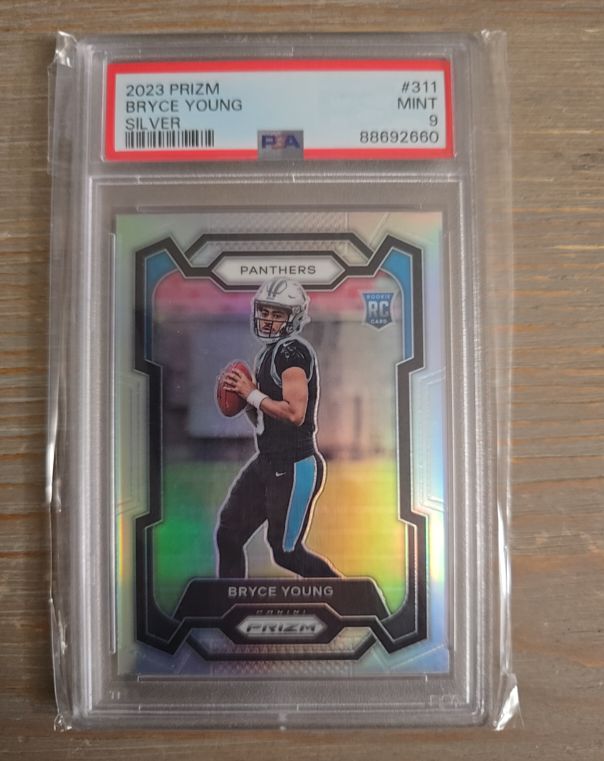2023 Panini Prizm Silver Prizm #311 Bryce Young Rookie Card — front