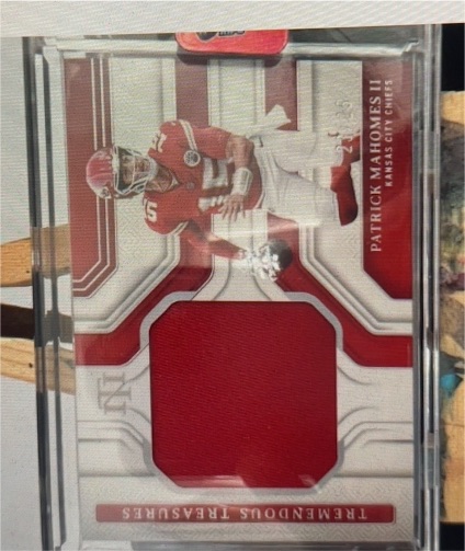 2024 Panini National Treasures Tremendous Treasures Patrick Mahomes II — front