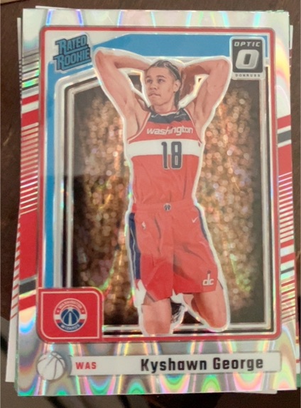 2024-25 Donruss Optic #P-225 Kyshawn George — front
