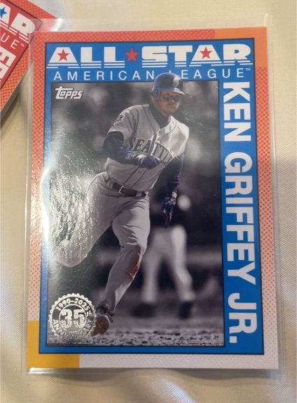 2025 Topps Series 2 #90AS-34 Ken Griffey Jr. 1990 Topps Baseball All-Stars — front