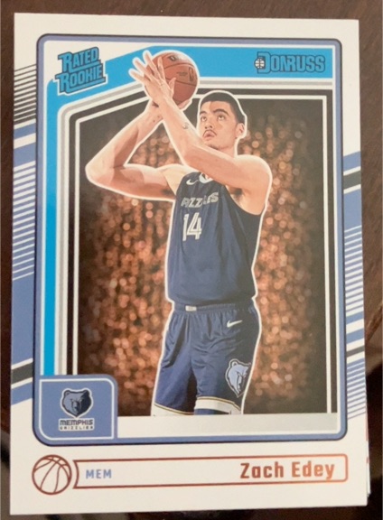 2024-25 Donruss #239 Zach Edey — front