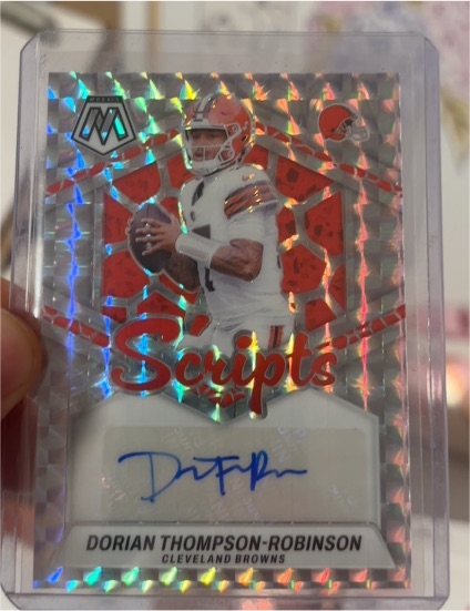 2024 Panini Mosaic Scripts #SC-DTR Dorian Thompson-Robinson — front