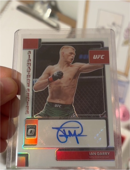 2023 Panini Donruss Optic UFC Signature Series #SS-IGR Ian Garry — front