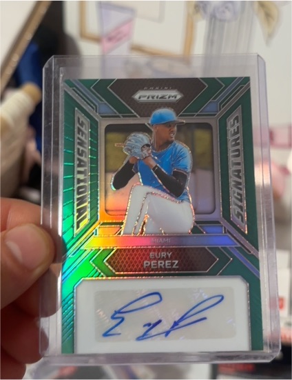 2024 Panini Prizm Sensational Signatures #SS-EP Eury Perez — front
