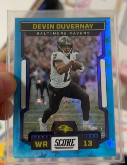 2023 Panini Score #191 Devin Duvernay — front