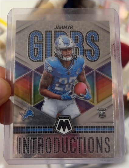 2023 Panini Mosaic Introductions #I-5 Jahmyr Gibbs Rookie — front