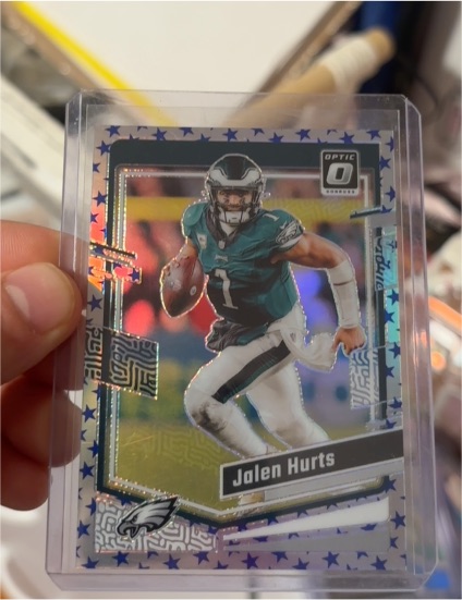 2023 Donruss Optic #1 Jalen Hurts — front