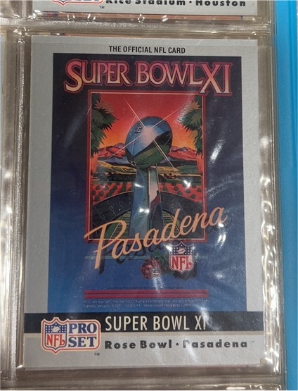 1990 Pro Set #11 Super Bowl XI — front