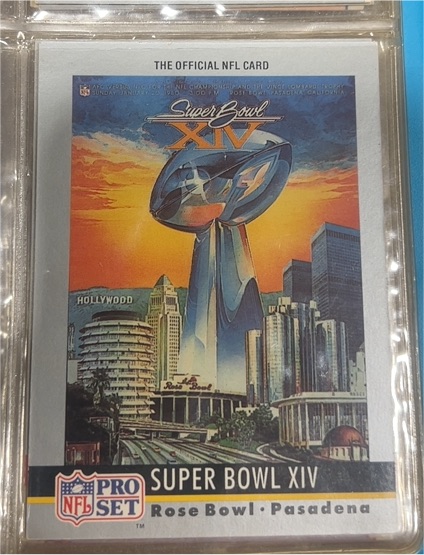1990 Pro Set #14 Super Bowl XIV — front