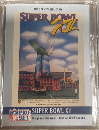 1990 Pro Set Super Bowl XII #12 — front
