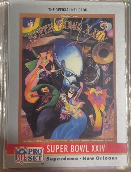 1990 Pro Set #24 Super Bowl XXIV San Francisco 49ers / Denver Broncos — front