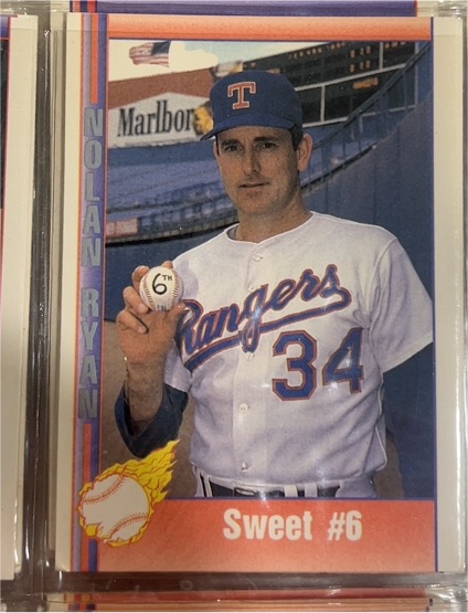 1991 Pacific Nolan Ryan Texas Express #64 Sweet #6 — front