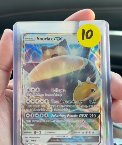 2016 Pokémon TCG Sun & Moon #SM05 Snorlax GX — front