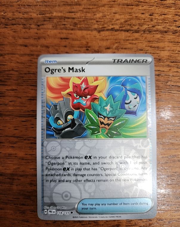 2024 Pokemon Twilight Masquerade #159 Ogre's Mask — front