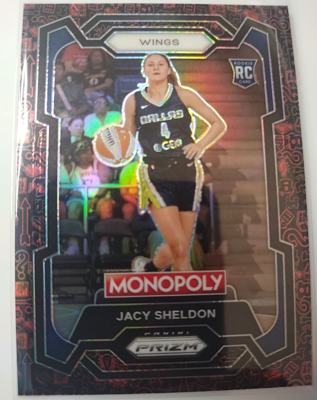 2024 Panini Prizm Monopoly WNBA #67 Jacy Sheldon Dallas Wings Rookie — front