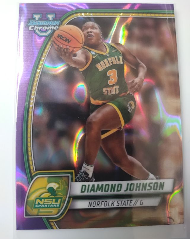 2024-25 Bowman University Chrome #86 Diamond Johnson — front