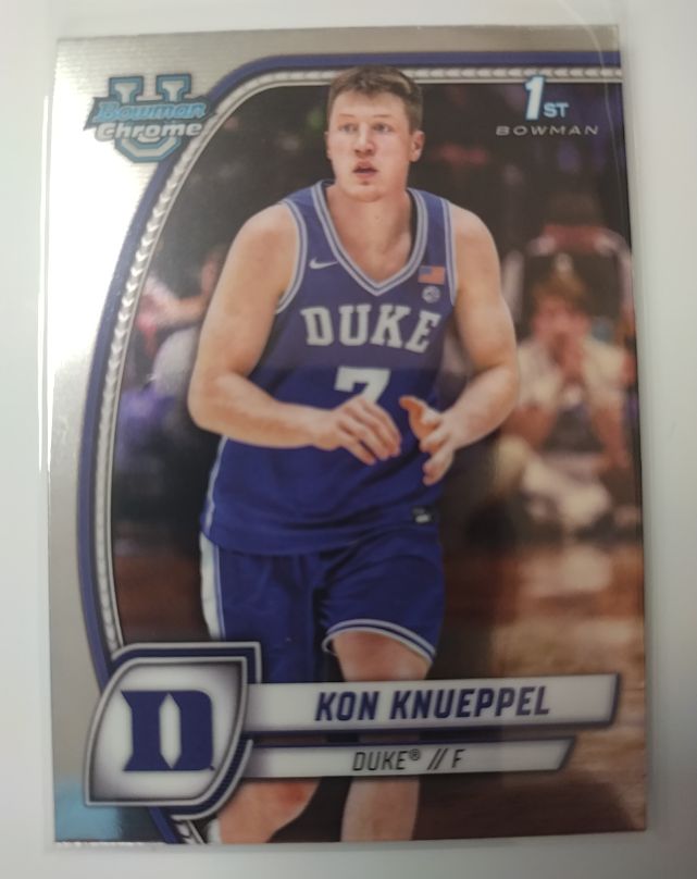 2024-25 Bowman University Chrome #48 Kon Knueppel — front