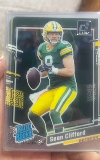 2023 Donruss Clearly #82 Sean Clifford — front