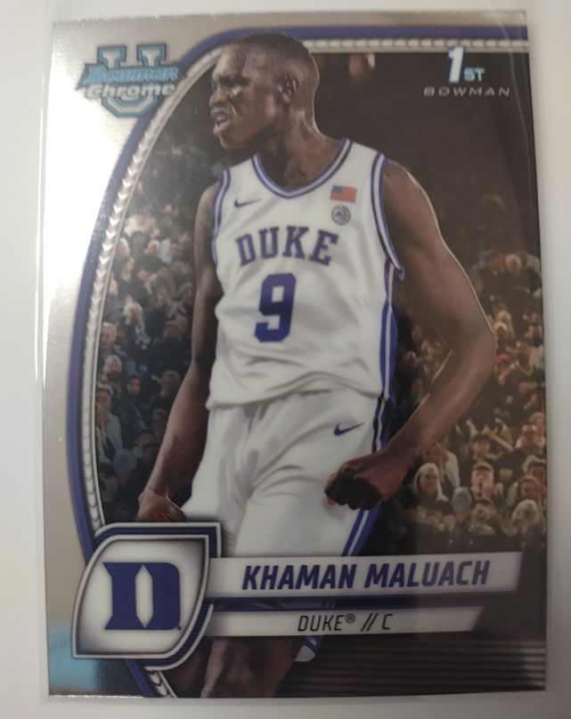 2024-25 Bowman University Chrome #46 Khaman Maluach — front