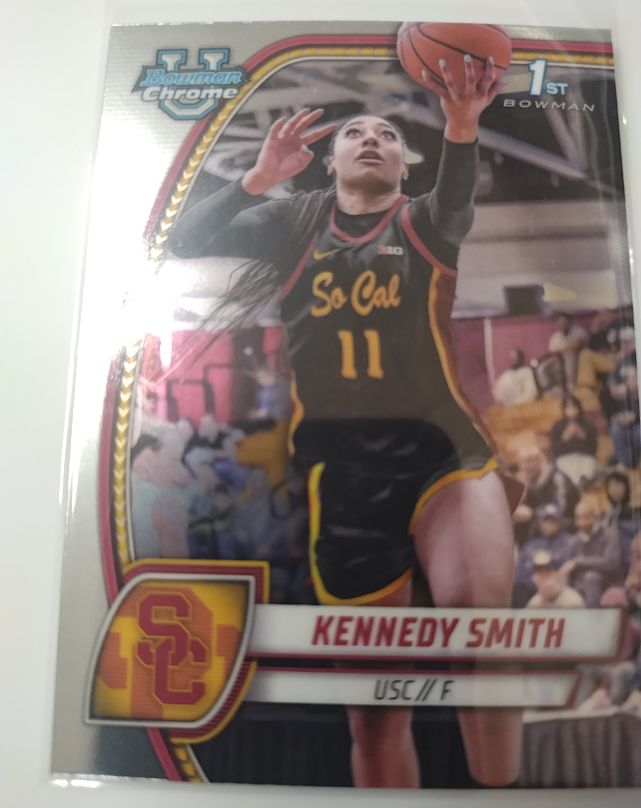 2024-25 Bowman University Chrome #44 Kennedy Smith — front