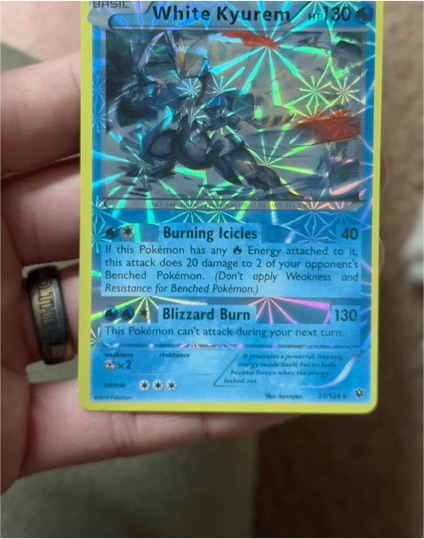 2016 Pokémon XY Steam Siege #21 White Kyurem — front