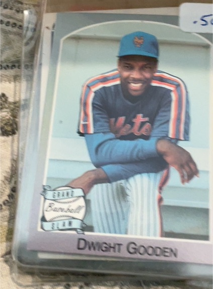 1989 Grand Slam Baseball Dwight Gooden — front