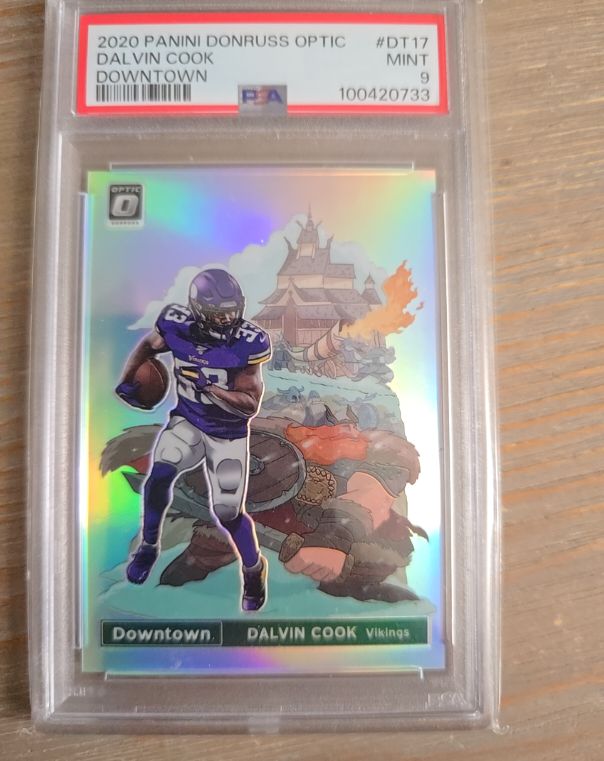 2020 Panini Donruss Optic #DT-17 Dalvin Cook Downtown — front