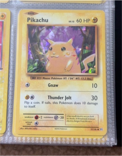 2016 Pokémon XY Evolutions #35 Pikachu — front