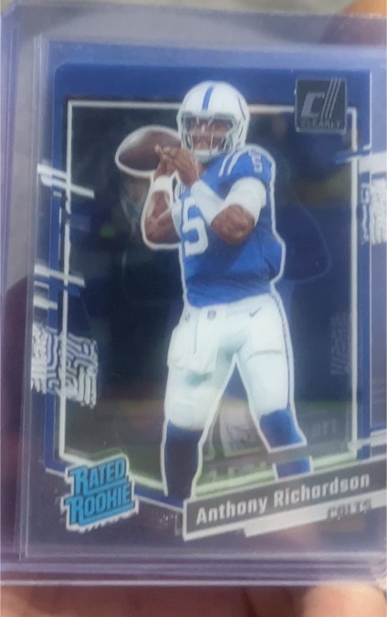 2023 Donruss Clearly #52 Anthony Richardson Rated Rookie Colts — front
