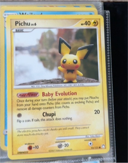 2007 Pokémon Mysterious Treasures #93 Pichu — front