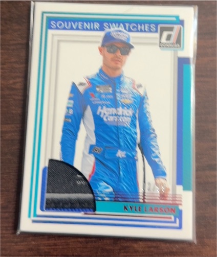 2025 Donruss Souvenir Swatches Kyle Larson — front