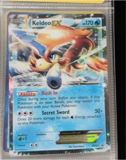 2012 Pokémon BW Black & White #BW61 Keldeo EX — front