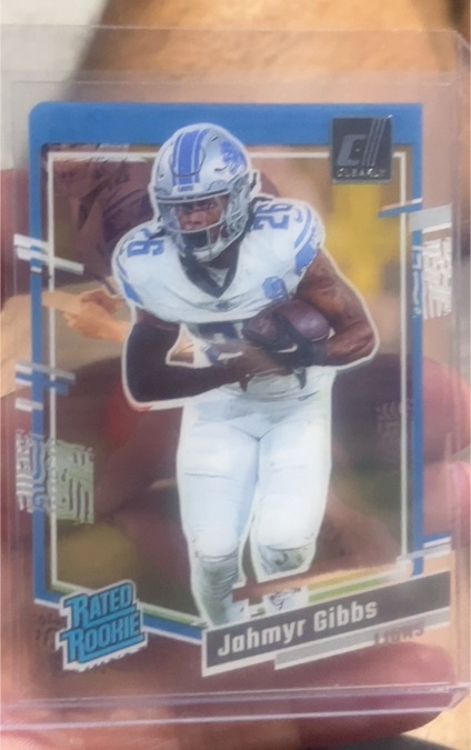 2023 Donruss Optic #211 Johmyr Gibbs — front