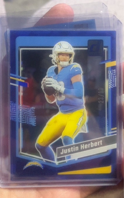 2023 Donruss Optic #23 Justin Herbert — front