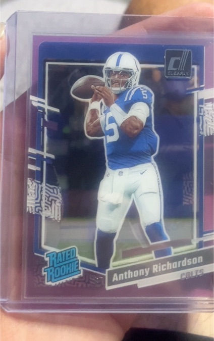2023 Panini Clearly Donruss #52 Anthony Richardson — front