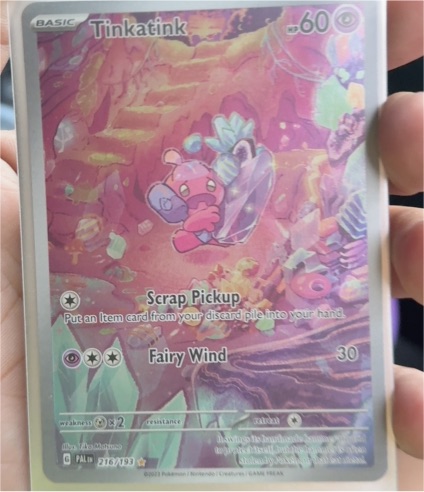 2023 Pokemon TCG Paldea Evolved #216 Tinkatink — front
