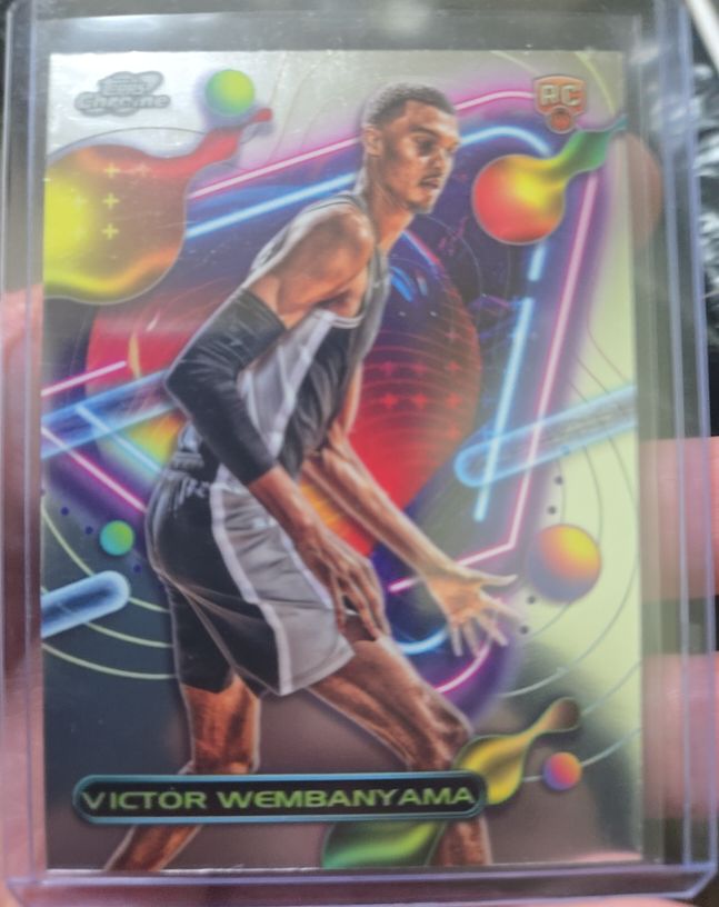 2023-24 Topps Chrome Cosmic #151 Victor Wembanyama — front
