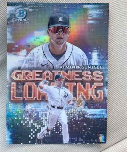 2025 Bowman Chrome #GL-9 Kevin McGonigle Greatness Loading — front
