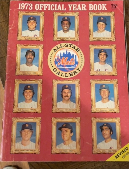 1973 New York Mets Official Yearbook All-Star Gallery — front